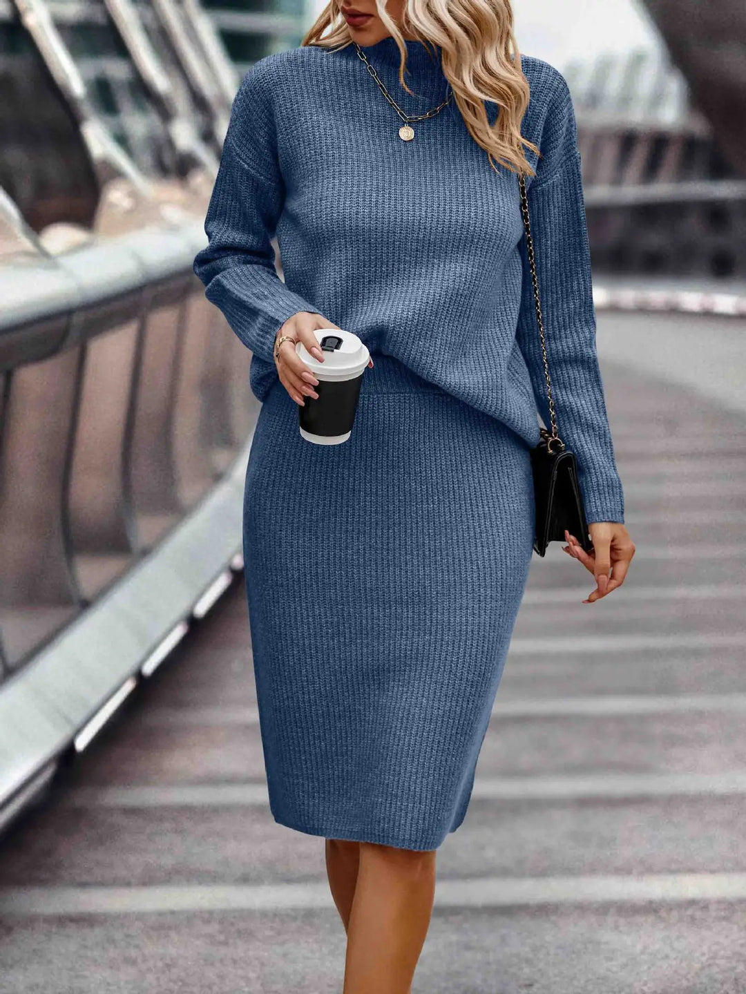 Matching Sweater and Skirt Set