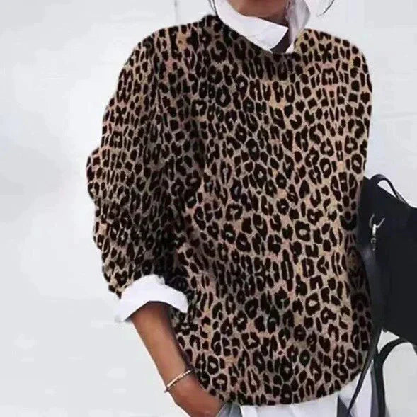 Stylish Graphic Knit Sweater