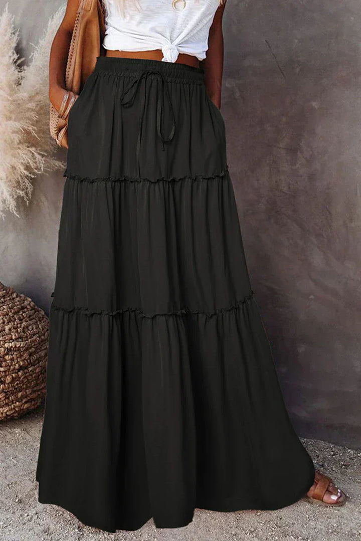 Jasemine - Bohemian Skirts with Elastic Waist