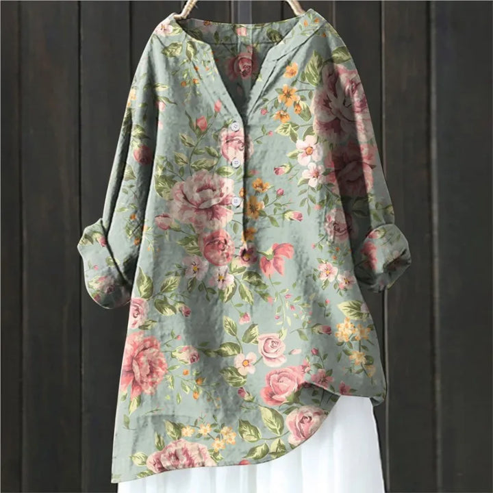 Easygoing Floral Print Top