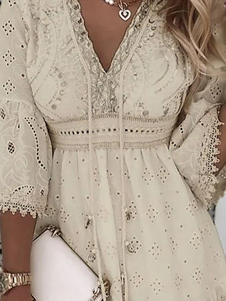 Boho Chic Dress with Ibiza Vibes