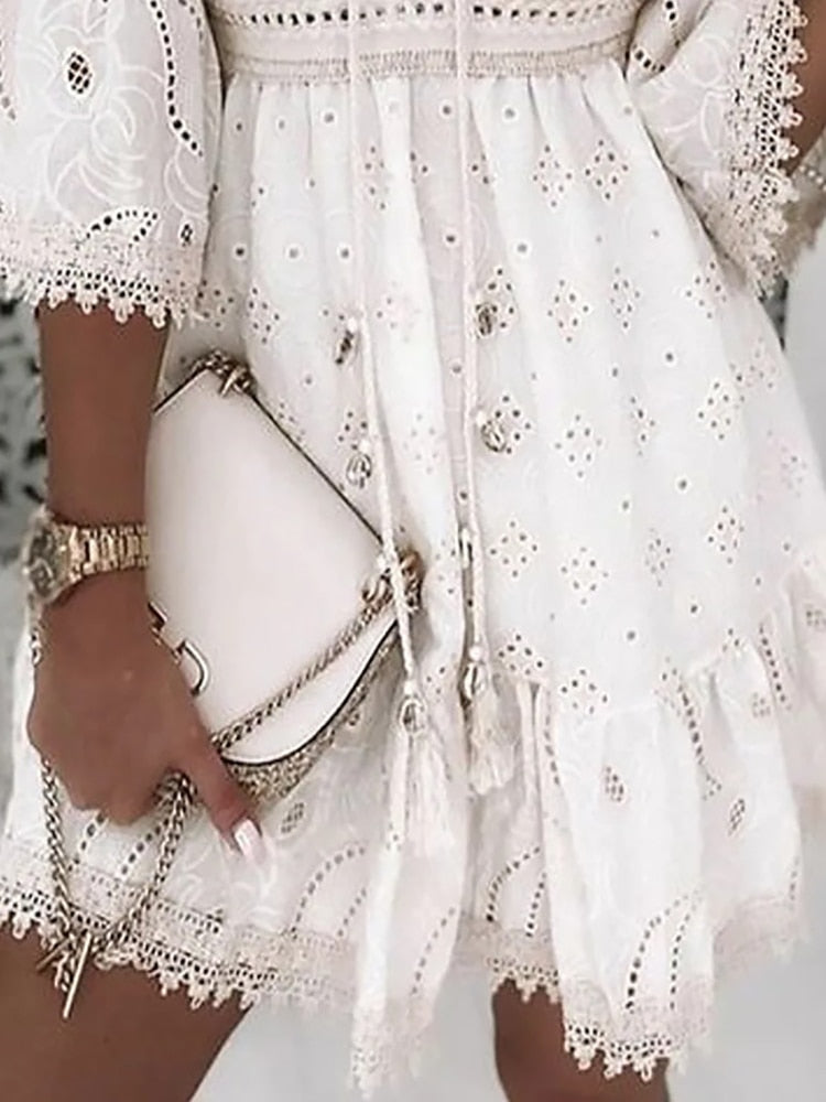 Boho Chic Dress with Ibiza Vibes