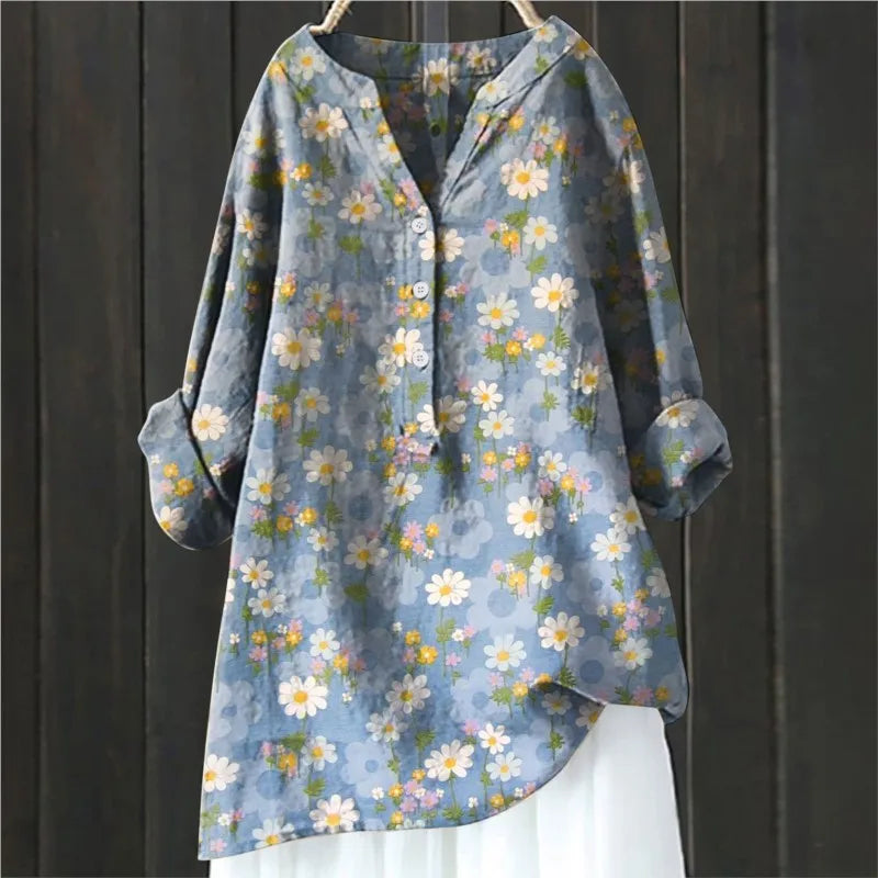 Easygoing Floral Print Top