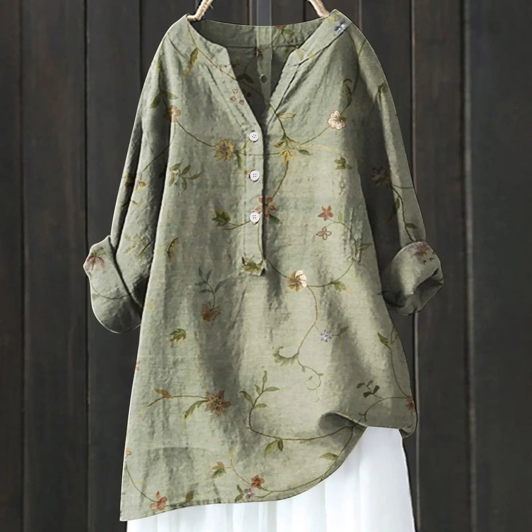 Easygoing Floral Print Top