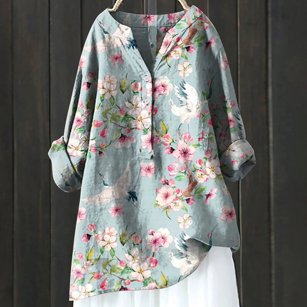 Easygoing Floral Print Top