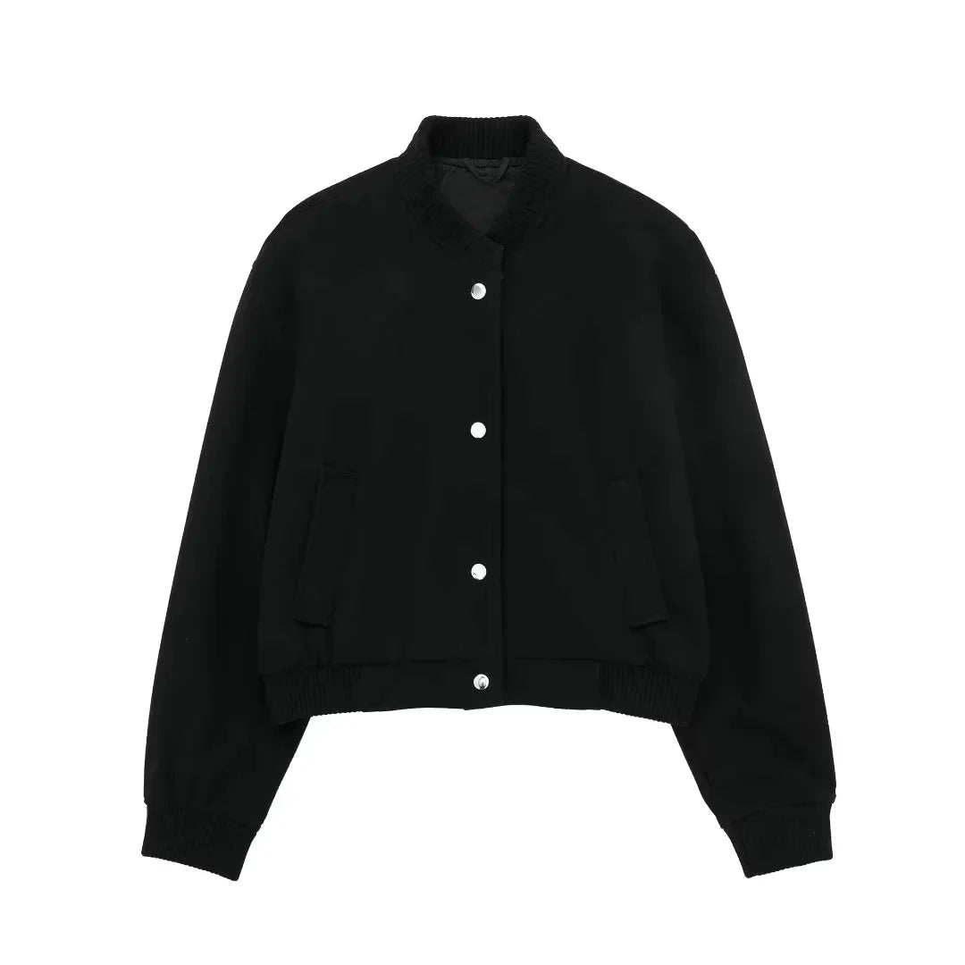 Crop Bomber Jacket