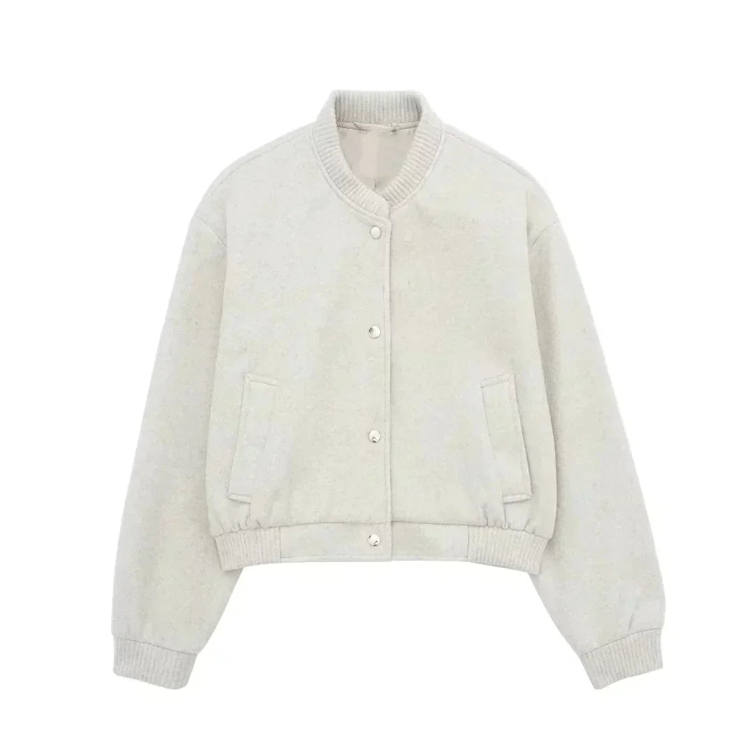 Crop Bomber Jacket