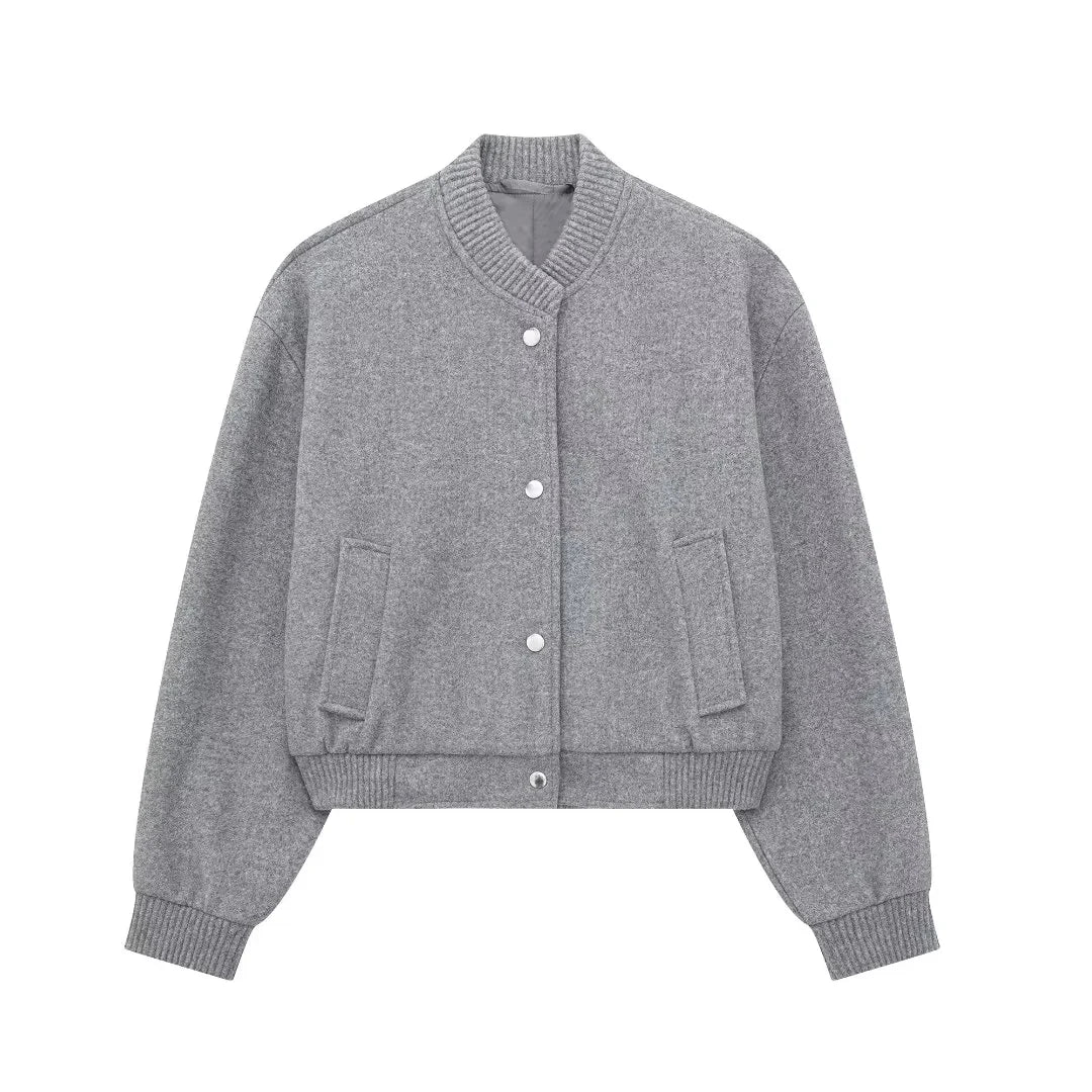 Crop Bomber Jacket