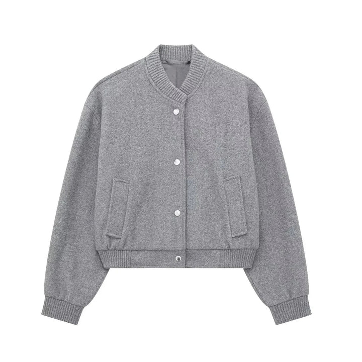 Crop Bomber Jacket