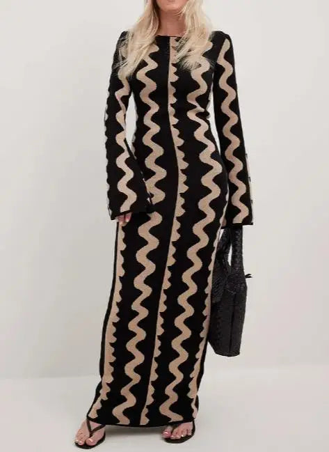 Stacey - Elegant Floral Maxi Dress