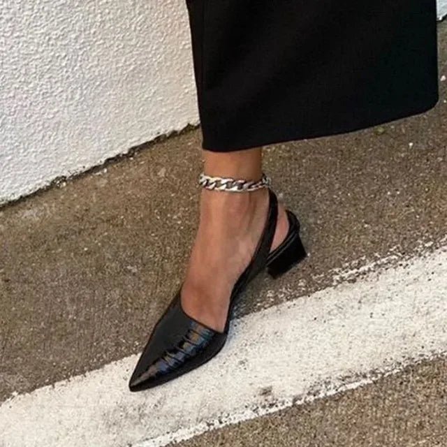 Zarrah Chic Brown Stiletto Heels