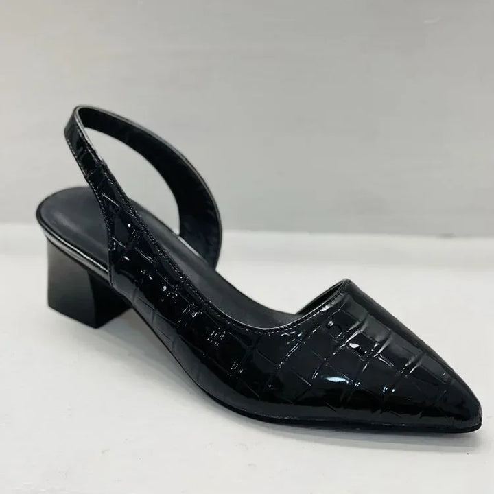 Zarrah Chic Brown Stiletto Heels