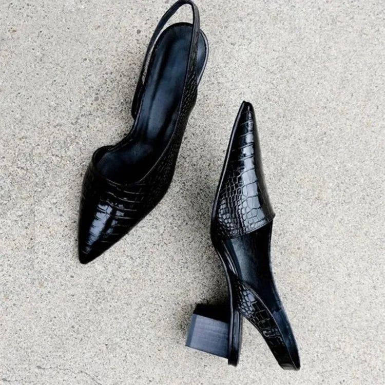 Zarrah Chic Brown Stiletto Heels
