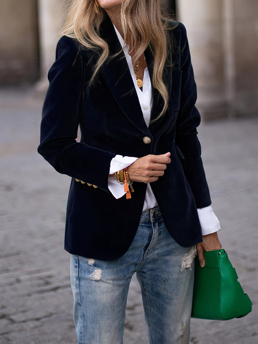 Selena | Women’s Classic Button-Up Casual Blazer