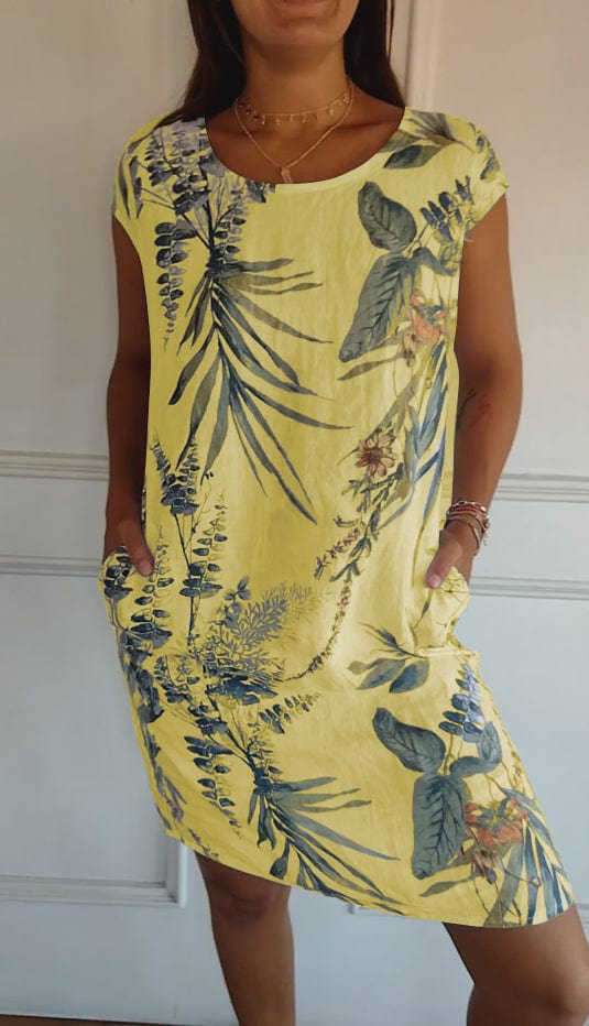 Comfortable Round Neck Dress
