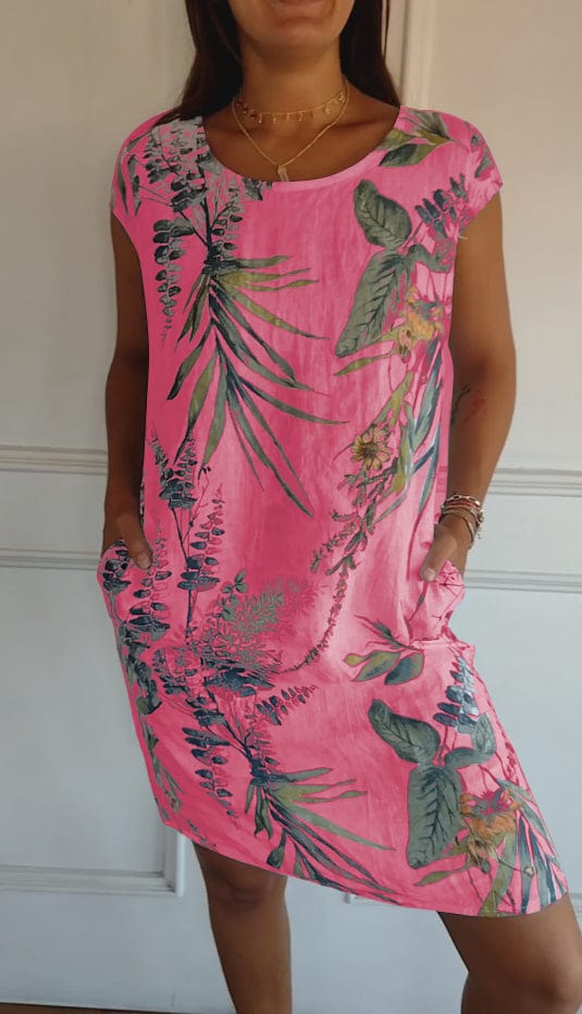 Comfortable Round Neck Dress