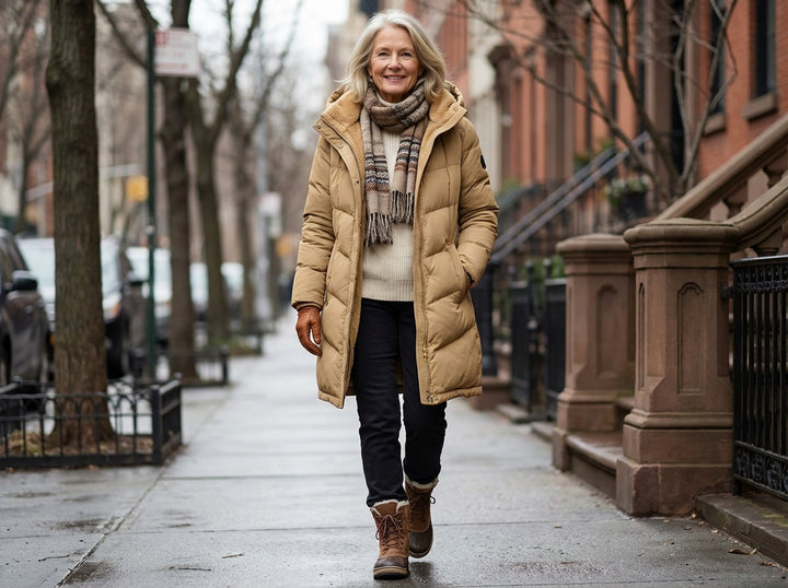 Olivia | Women’s Long Quilted Hooded Winter Coat