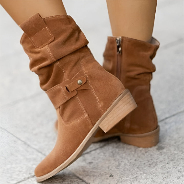 ANNE - Cozy Leisure Boots Featuring a Soft Plush Insole