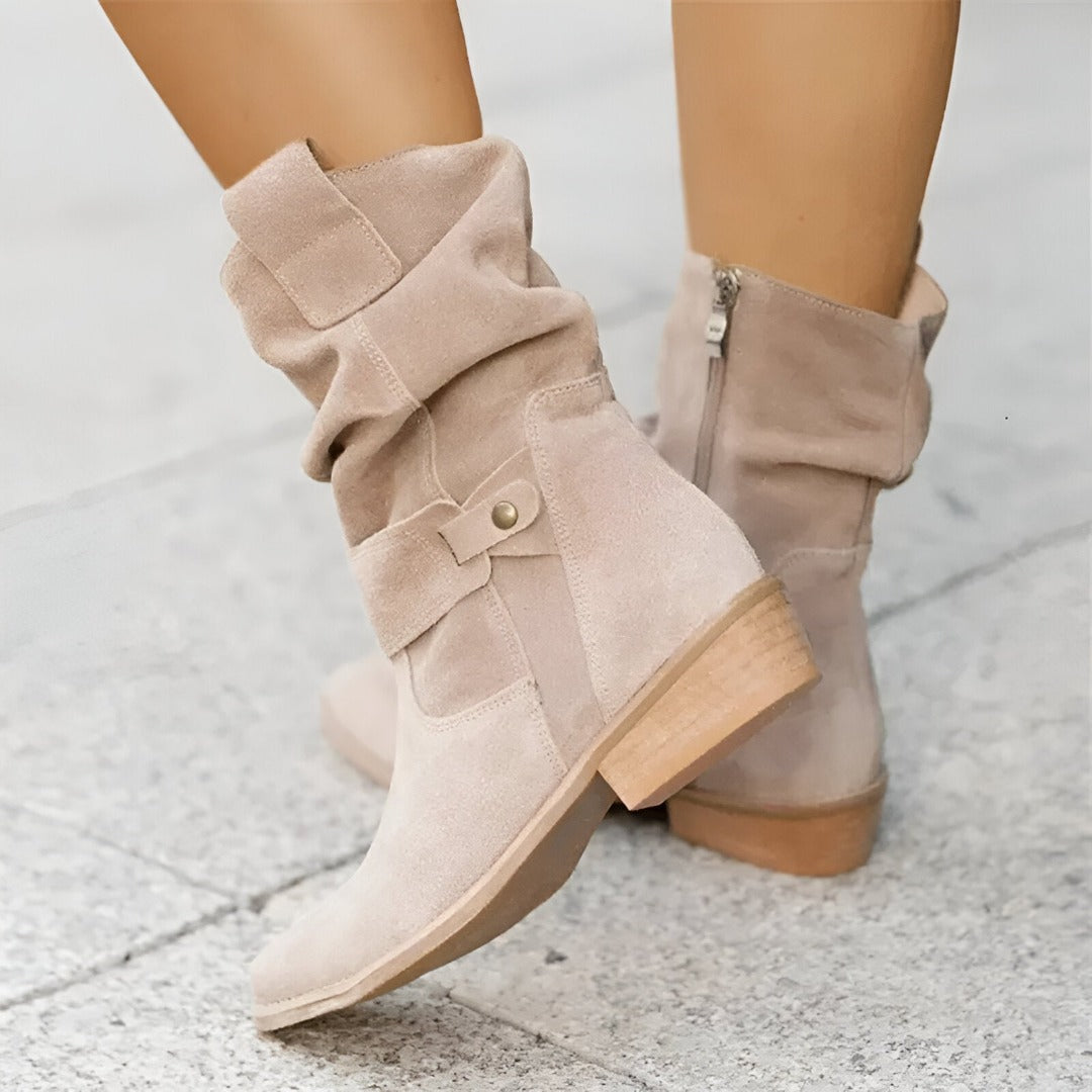 ANNE - Cozy Leisure Boots Featuring a Soft Plush Insole