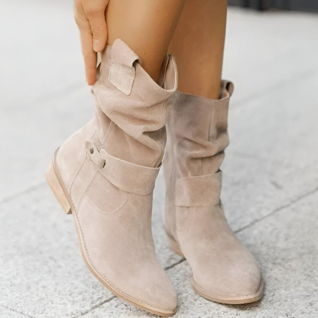 ANNE - Cozy Leisure Boots Featuring a Soft Plush Insole