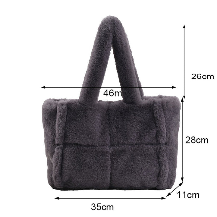 Dante Plush Handbag | Chic Winter Must-Have for Women