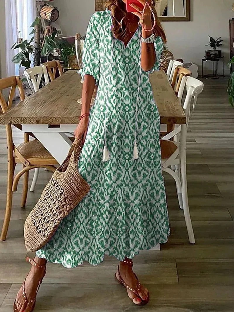 Boho-Chic Organic Dress