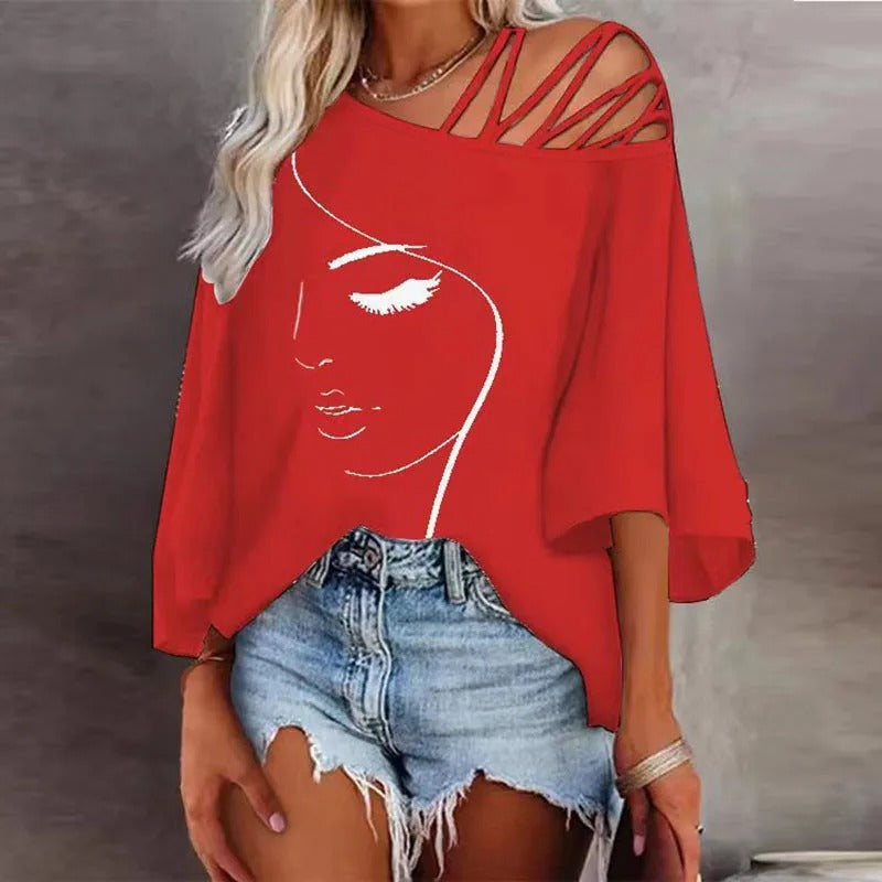 Women's Printed Graphic Top