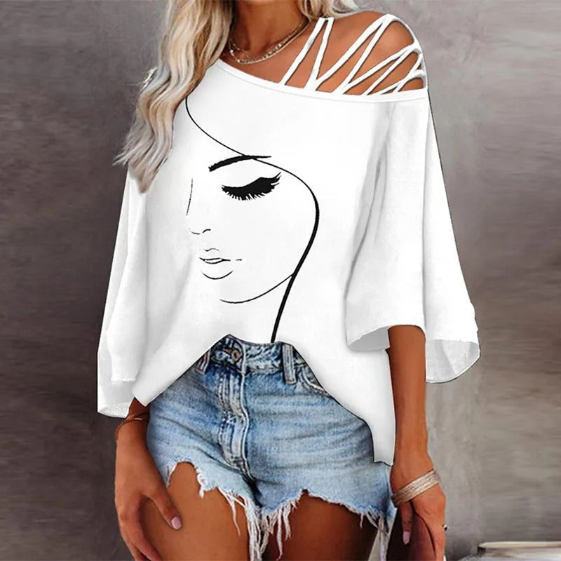 Women's Printed Graphic Top