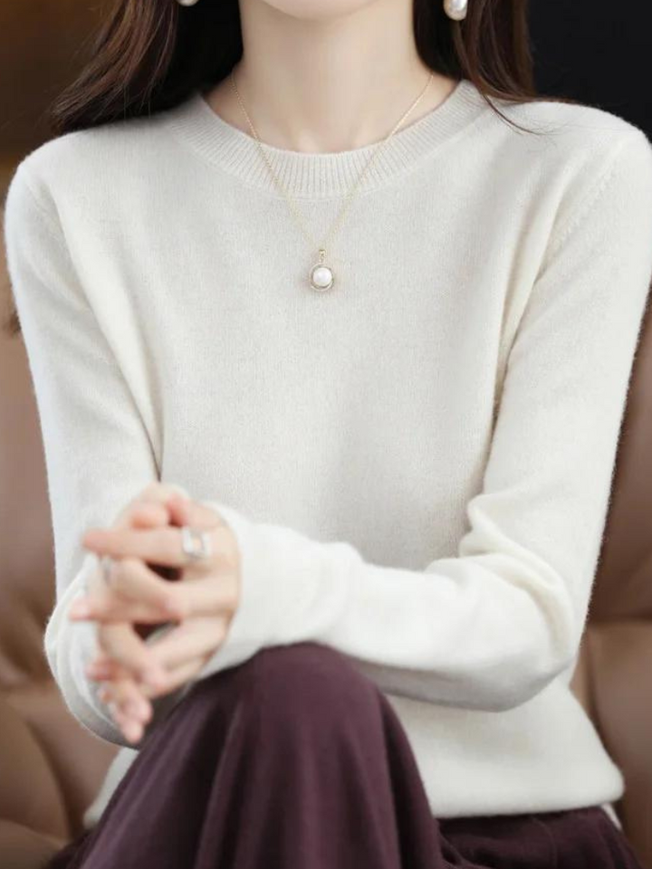 Ultimate Warmth Cozy Long-Sleeve Wool Sweater